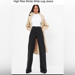 Gap High Rise Black Jeans